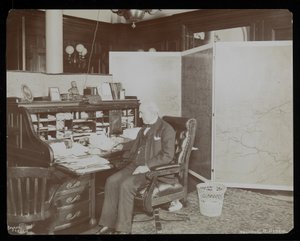 Chauncey Depew en su oficina, 1898 de Byron Company